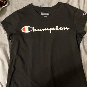 KIDS black champion shirt